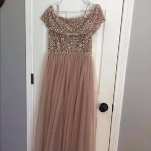 Asos Maya bridesmaid dress - in taupe blush